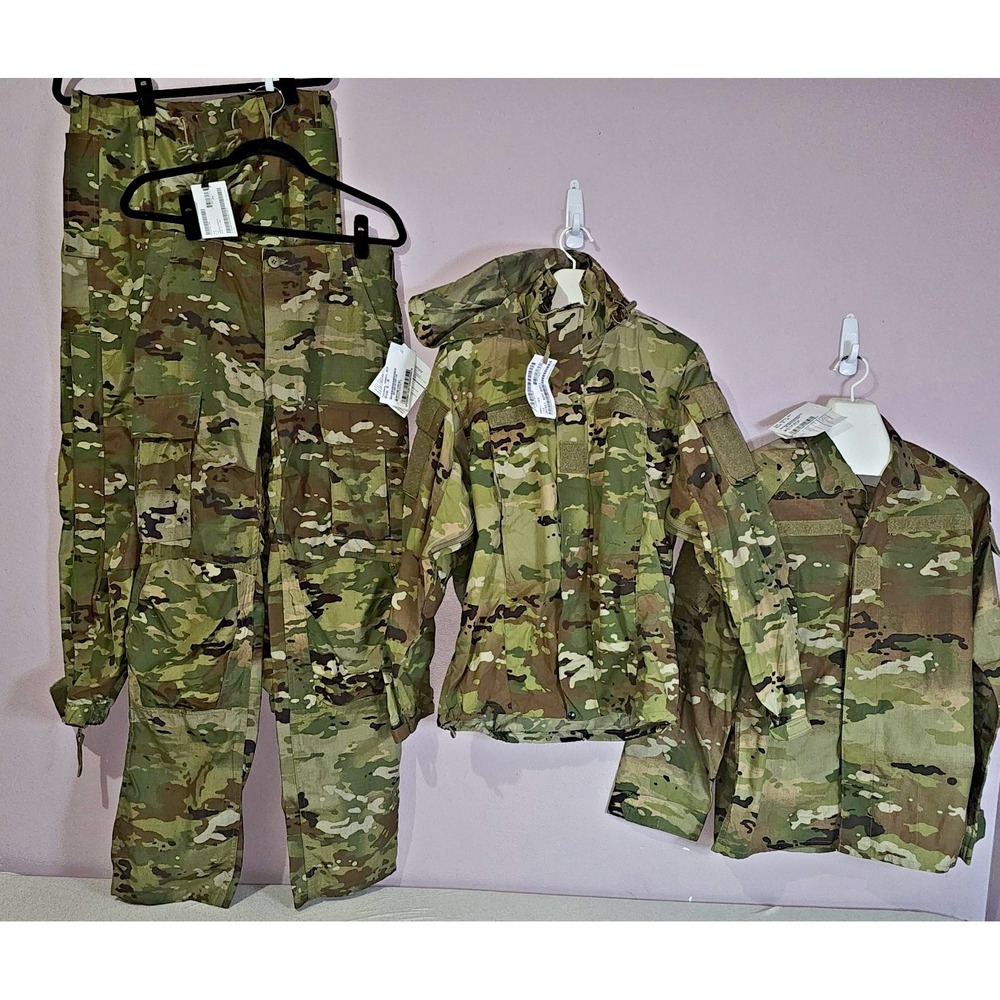 Lot of 4 SM Reg NWT USGI ECWCS Gen III Level 5 OCP Multicam 2x Jacket & 2x Pants